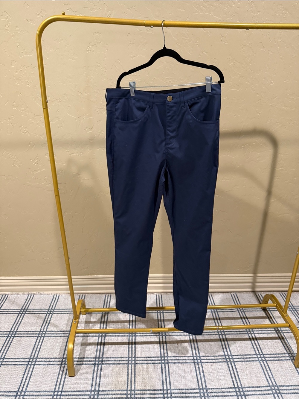 Men's Navy Palm Pants